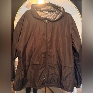 Women's Black Windbreaker Jacket